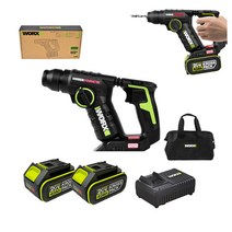 웍스 WORX 충전 로타리 해머드릴 함마 앙카 무선 햄머 앵커 20V 4.0Ah 밧데리 2개