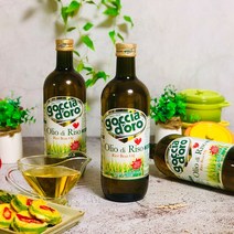 이탈리아 고챠도로 프리미엄 100% 현미유 1L 미강유 오일 기름 오메가 3 6 9 토코페롤 아미노산 감마오리자놀 튀김 생선 구이 부침 볶음 오븐요리 샐러드 드레싱 깔끔한 요리