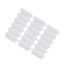 컵케익 컨테이너 식사 준비 상자 테이크아웃 커버 용기 투명 과일 50 개, 02  Transparent16.8x6.5
