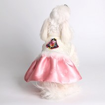 강아지 한복 고급 양단 누비 도그토리 한복 재고 특별이벤트, 남색