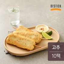 [랭킹닭컴] 베스틱 프로틴 어묵바 고추 80gx10팩, 단품