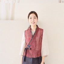 생활한복 개량한복 절복 법복 봄 여름 삼베 고름 조끼
