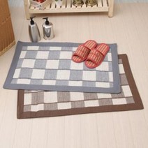 아트박스/투애니파이브투고 핸드메이드 수제 순면코튼 버튼 발매트 70cm