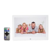 디지털 전자 액자 미니 모니터 사이니지 10.1/10 인치 스크린 프레임 HD 1024x600 LED 백라이트 전체 기능 비디오 앨범 아기 가족 선물, [02] UK, [01] Black
