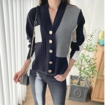 OZD668818아우터 자켓 숄 루즈가디건 오버핏 롱 니트 여성