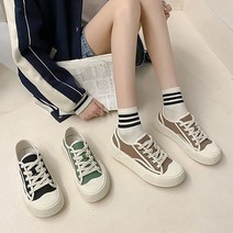 봄가을 스니커즈 키높이 캔버스화 여성 귀여운 운동화