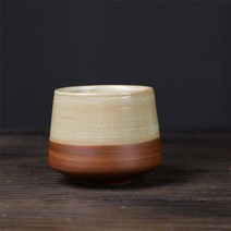 다카하루 손잡이 없는 물컵 도자기 물잔 도자기잔 업소용 일본식, O