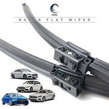 레이븐 벤츠 뉴 A B C E CLA CLS 클래스 AMG GT 플랫 와이퍼 운전석+조수석 세트 W176 W177 W205 W206 W213 C117 C118 C257, 전면 와이퍼세트, 더 CLA (C118:20년~현재)