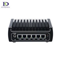 미니PC 팬리스 인텔 셀러론 3865U 미니 PC 윈도우즈 7/8/10 6 기가비트 LAN NICS VGA PFsense 라우터 방화벽 마이크로 컴퓨터 i3 7100U, [02] Core i3 7100u, [06] 8G RAM 256G SSD