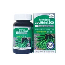 프리미엄 레시틴1200 1200mg x 60캡슐, 1통