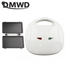가정용 토스터기 아침 식사 DMWD 전기 계란 샌드위치 메이커 미니 굽고 Panini 베이킹 플레이트 토스터 다, 02 Model 2 White