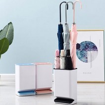 3color 가정용 인테리어 정리용품 우산정리 우산꽂이 수납장 자동포장기 심플, 블루
