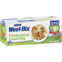 새니테리엄 위트빅스 콜레스테롤 저하 시리얼 440g Sanitarium Weet bix Cholesterol Lowering Cereal, 1팩