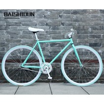 ( 픽시자전거 ) 입문용 26인치 픽시자전거 30/40/60림 남녀공용, 비앙키 - 26인치 - 30칼