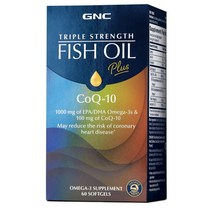GNC 피쉬오일 오메가3 코큐텐 코엔자임 60캡슐 해외, 1개