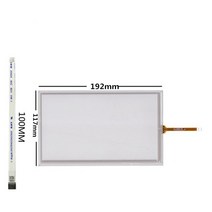 네비게이션 터치패널 터치모니터 터치스크린 LCD패널 8 인치 HSD080IDW1 AT080TN64 AT080TN03 원래 필기 자동차 DVD 탐색 GPS 저항 디지타이저 터치 스크, 1.style 1