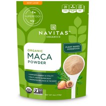 네비타스올가닉스 Navitas Organics Organic Maca Powder 네비타스 올가닉스 마카 분말 4 oz (113 g), 1개