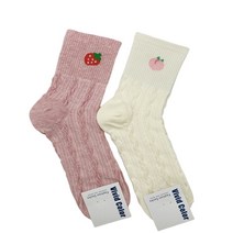 비비드칼라양말여성국산긴목딸기핑크