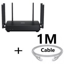xiaomi ax6s redmimi ax3200 wifi 라우터 신호 부스터 리피터 nord vpn mesh 5ghz 확장 기가비트 증폭기 wifi 6 for home, 영국 어댑터 추가, ax6s n 1m 케이블