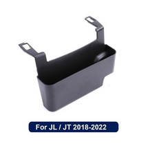 지프 랭글러용 센터 콘솔 행잉 스토리지 박스 JK JL 글래디에이터 JT 2007- 팔걸이 행거 트레이 자동차 인테리어 포켓, [02]  JL JT BLACK