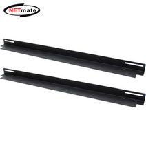 NETmate 서버랙 가이드 앵글(블랙 좌 우 한세트)
