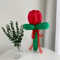 DIY 요술풍선 대형 꽃송이만들기 by 파티아일랜드, 1. 레드