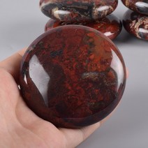 천연석 원석 차크라 자수정 파워스톤 6.52 cm 팜 스톤 옥 aventurine 마사지 스톤 천연 크리스탈 미네랄 쿼츠 명상 영적 치유 에너지