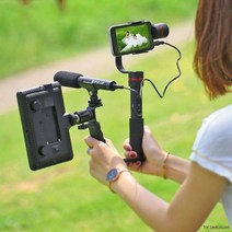 고프로 모니터 마이크 핫슈 연장 마운트 홀더 그립 L, 단품