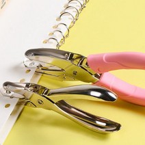 PKFARM 편리한 원형 구멍 링 종이 펀칭기 펀치 타공기 사무용 사무실 문서 다이어리, 3mm, 1개