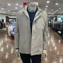 트레몰로 (주)세정 남성 이월 초특가 22년 봄 강력추천!! 탈부착 패딩 라이너 뉴트럴그레이 허리 스트링 기본 사파리 점퍼 -7881
