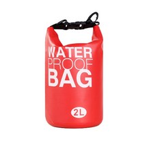프리다이빙 PVC 방수 건조 가방 2L/5L 야외 수영 보관 팩 다이빙 래프팅 카약 카누 강 보트 배낭, [15] 2L Red