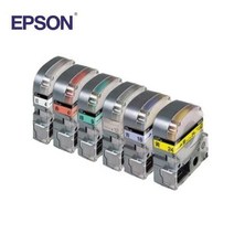 엡손정품 라벨테이프 SC9 PX-TAPE 9mmx9m, 파랑바탕-검정문자