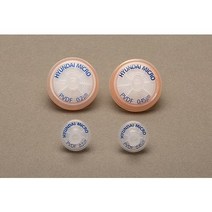 시린지 필터 Syringe filter MCE (Mixed Cellulose Ester) / HM 현대마이크로, 25mm 0.45um 100ea 비멸균