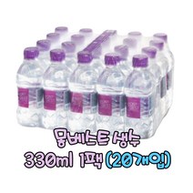 몽베스트 생수 330ml 묶음, 330ml × 1팩 (20개입)