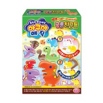 아쿠아 매직 공룡친구들 매직물감 4컬러