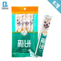 유산균함유 짜먹는 애견 오리간식x6 강아지건강식