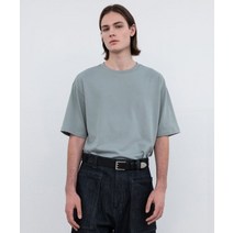 INSILENCE 수피마 코튼 프리미엄 티셔츠 GREY GREEN SUPIMA Cotton Premium T-Shirt