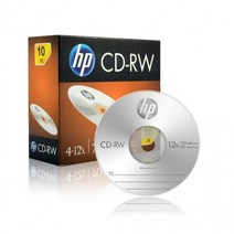 HP Media CD-RW 4-12x 700MB (1P 슬림 케이스) 10장, 상세페이지 참조