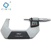 전자 외부 마이크로미터 0-25mm 25-50mm 50-75mm 75-100mm 0.001mm 디지털 마이크로미터 게이지 미터 측정 도구, 75-100mm 0.001