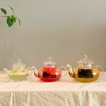 티이야기 플레인 내열유리티포트 티팟 티메이커 차주전자 워머 우리기, 02. 플레인티포트 400ml