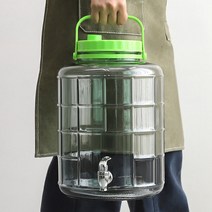20만 판매 과실주 매실 막걸리 담금술 밀폐 유리 발효용기, 효소12리터, 1개