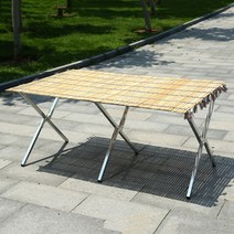 접이식 대나무 매대 노점 야외 가판대 플리마켓 2m, 상세이페이지 참고, 0.5 두께 2m 길이 브라켓