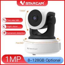 펫캠 강아지 CCTV 홈캠 Vstarcam무선 Wifi IP 카메라 실내 720P 감시 보안 자동 추적 HD 야간 투시경 베이비 모니터 애완동물 캠, C7824WIP Camera+AU 플러그
