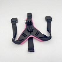 액션캠대여 초미니무선카메라 바디캠 GoPro Hero 용 원피스베이스 브래킷 홀더 9 8 6 5 헬멧 턱 마운트 액션 스포츠 카메라 풀 페이스 오토바이 액세서리, [01] Motocycle, [04] Pink