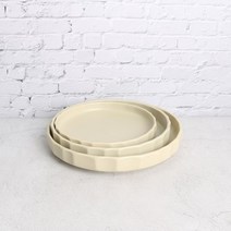CRAART 크레아트 원형 접시 3size 아이보리, 3호(IV11245-10)