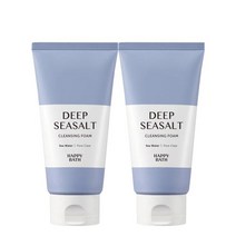 해피바스 퍼펙트 딥 씨솔트 클렌징폼, 2개, 150g