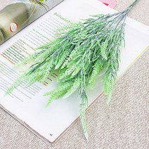 센터피스 셀프촬영 백일상 돌상 테이블 꽃장식 집들이선물 조화 가지 여우 꼬리 인공 꽃, 초록