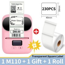 라벨기 택 Phomemo M110 자체 접착 스마트 감열 라벨 프린터 비즈니스 바코드 표 주소 무선 스티커, [13] P0x30