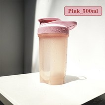 닭가슴살믹서기 초고속 진공블렌더 무선 레트로 미니믹서기 푸드프로세서 380ml 전기 단백질 셰이커 병 믹서 커피 우유 교반 컵 휴대용 자동 믹싱 컵 남성용 amp 여성용 배트, 핑크-1, 수동-500ml