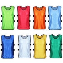 축구조끼 팀복 체육대회 컬러 단체조끼 아동용 블랙